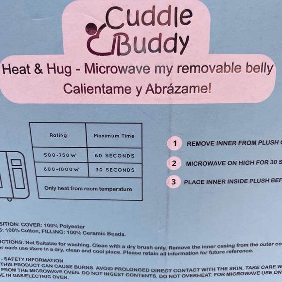 Heatable Cozy Soft Plush Cuddle Buddy Cat  18 Inches - NEW - Picture 6 of 9